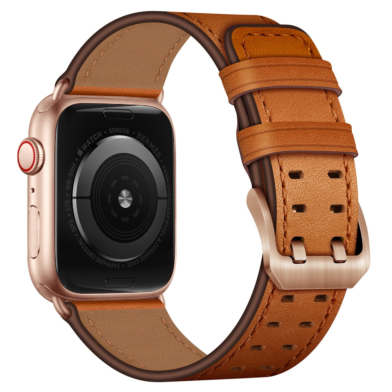 For Apple Watch Ultra 2 49mm Series 9 45mm SE (2023) 44mm Ultra 49mm Series 8 7 45mm Series 6 5 4 SE 44mm SE (2022) 44mm Series 3 2 1 42mm Genuine Leather Watch Band Quick Release Strap Replacement For Apple Watch Ultra 2 49mm Series 9 45mm SE (2023) 44mm Ultra 49mm Series 8 7 45mm Series 6 5 4 SE 44mm SE (2022) 44mm Series 3 2 1 42mm Genuine Leather Watch Band Quick Release Strap Replacement